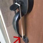 If You Ever Notice Your Door Handle With A Rubber Band On It DO NOT Touch It